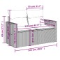 vidaXL 8-tlg. Garten-Sofagarnitur mit Kissen Grau Poly Rattan vidaXL 8-tlg. Garten-Sofagarnitur mit Kissen Grau Poly Rattan