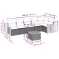 vidaXL 7-tlg. Garten-Sofagarnitur mit Kissen Beige Poly Rattan vidaXL 7-tlg. Garten-Sofagarnitur mit Kissen Beige Poly Rattan