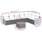 vidaXL 8-tlg. Garten-Sofagarnitur mit Kissen Beige Poly Rattan vidaXL 8-tlg. Garten-Sofagarnitur mit Kissen Beige Poly Rattan