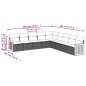 vidaXL 9-tlg. Garten-Sofagarnitur mit Kissen Beige Poly Rattan vidaXL 9-tlg. Garten-Sofagarnitur mit Kissen Beige Poly Rattan