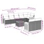 vidaXL 9-tlg. Garten-Sofagarnitur mit Kissen Schwarz Poly Rattan vidaXL 9-tlg. Garten-Sofagarnitur mit Kissen Schwarz Poly Rattan
