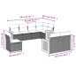 vidaXL 8-tlg. Garten-Sofagarnitur mit Kissen Schwarz Poly Rattan vidaXL 8-tlg. Garten-Sofagarnitur mit Kissen Schwarz Poly Rattan