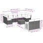 vidaXL 9-tlg. Garten-Sofagarnitur mit Kissen Schwarz Poly Rattan vidaXL 9-tlg. Garten-Sofagarnitur mit Kissen Schwarz Poly Rattan