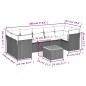 vidaXL 6-tlg. Garten-Sofagarnitur mit Kissen Schwarz Poly Rattan vidaXL 6-tlg. Garten-Sofagarnitur mit Kissen Schwarz Poly Rattan