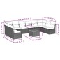 vidaXL 11-tlg. Garten-Sofagarnitur mit Kissen Beige Poly Rattan vidaXL 11-tlg. Garten-Sofagarnitur mit Kissen Beige Poly Rattan