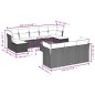 vidaXL 11-tlg. Garten-Sofagarnitur mit Kissen Beige Poly Rattan vidaXL 11-tlg. Garten-Sofagarnitur mit Kissen Beige Poly Rattan