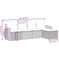 vidaXL 5-tlg. Garten-Sofagarnitur mit Kissen Schwarz Poly Rattan vidaXL 5-tlg. Garten-Sofagarnitur mit Kissen Schwarz Poly Rattan