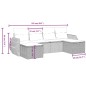 vidaXL 6-tlg. Garten-Sofagarnitur mit Kissen Beige Poly Rattan vidaXL 6-tlg. Garten-Sofagarnitur mit Kissen Beige Poly Rattan