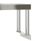 vidaXL Küchen-Arbeitstisch mit Aufsatzboard 110x30x120 cm Edelstahl vidaXL Küchen-Arbeitstisch mit Aufsatzboard 110x30x120 cm Edelstahl