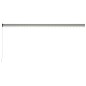 vidaXL Markise Manuell Einziehbar mit LED 600x300 cm Creme vidaXL Markise Manuell Einziehbar mit LED 600x300 cm Creme