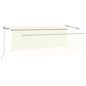 vidaXL Markise Manuell Einziehbar mit Rollo 4,5x3 m Creme vidaXL Markise Manuell Einziehbar mit Rollo 4,5x3 m Creme