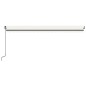 vidaXL Markise Manuell Einziehbar 500x350 cm Creme vidaXL Markise Manuell Einziehbar 500x350 cm Creme