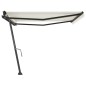 vidaXL Standmarkise Manuell Einziehbar 450x350 cm Creme vidaXL Standmarkise Manuell Einziehbar 450x350 cm Creme