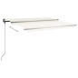 vidaXL Standmarkise Manuell Einziehbar 450x350 cm Creme vidaXL Standmarkise Manuell Einziehbar 450x350 cm Creme