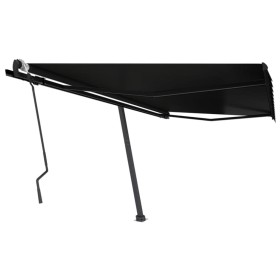 vidaXL Standmarkise Manuell Einziehbar 450x300 cm Anthrazit