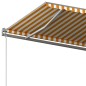 vidaXL Standmarkise Manuell Einziehbar 500x300 cm Gelb/Weiß vidaXL Standmarkise Manuell Einziehbar 500x300 cm Gelb/Weiß