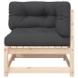 vidaXL Garten-Ecksofas mit Kissen 2 Stk. Massivholz Kiefer vidaXL Garten-Ecksofas mit Kissen 2 Stk. Massivholz Kiefer