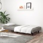 vidaXL Schlafsofa 2-Sitzer Hellgrau Samt vidaXL Schlafsofa 2-Sitzer Hellgrau Samt