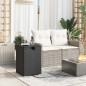 vidaXL Propan-Tank-Verstecktisch Schwarz 40x40x60 cm Poly Rattan vidaXL Propan-Tank-Verstecktisch Schwarz 40x40x60 cm Poly Rattan