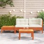 vidaXL Gartensofa mit Kissen und Fußhocker Massivholz Kiefer vidaXL Gartensofa mit Kissen und Fußhocker Massivholz Kiefer