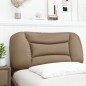 vidaXL Kopfteil-Kissen Cappuccino-Braun 80 cm Kunstleder