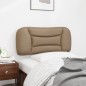 vidaXL Kopfteil-Kissen Cappuccino-Braun 80 cm Kunstleder