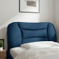 vidaXL Kopfteil-Kissen Blau 90 cm Stoff vidaXL Kopfteil-Kissen Blau 90 cm Stoff