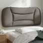 vidaXL Kopfteil-Kissen Taupe 90 cm Stoff vidaXL Kopfteil-Kissen Taupe 90 cm Stoff