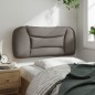 vidaXL Kopfteil-Kissen Taupe 90 cm Stoff vidaXL Kopfteil-Kissen Taupe 90 cm Stoff