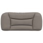 vidaXL Kopfteil-Kissen Taupe 90 cm Stoff vidaXL Kopfteil-Kissen Taupe 90 cm Stoff