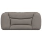 vidaXL Kopfteil-Kissen Taupe 80 cm Stoff