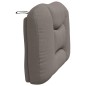 vidaXL Kopfteil-Kissen Taupe 80 cm Stoff
