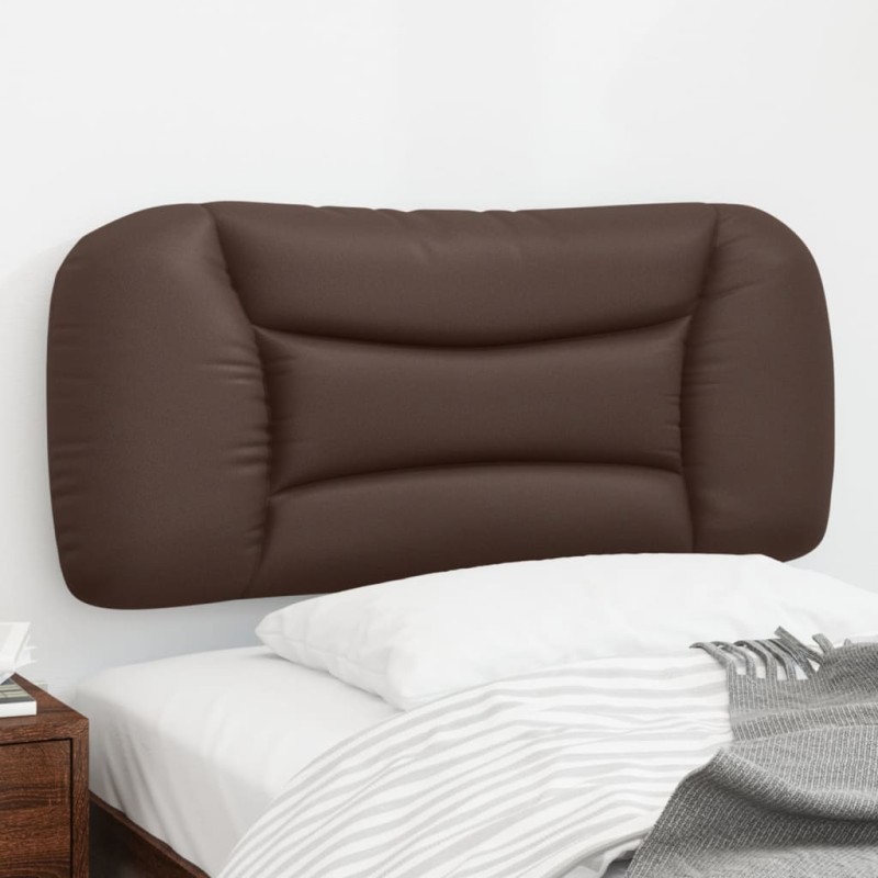 vidaXL Kopfteil-Kissen Braun 80 cm Kunstleder vidaXL Kopfteil-Kissen Braun 80 cm Kunstleder