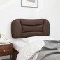 vidaXL Kopfteil-Kissen Braun 80 cm Kunstleder vidaXL Kopfteil-Kissen Braun 80 cm Kunstleder