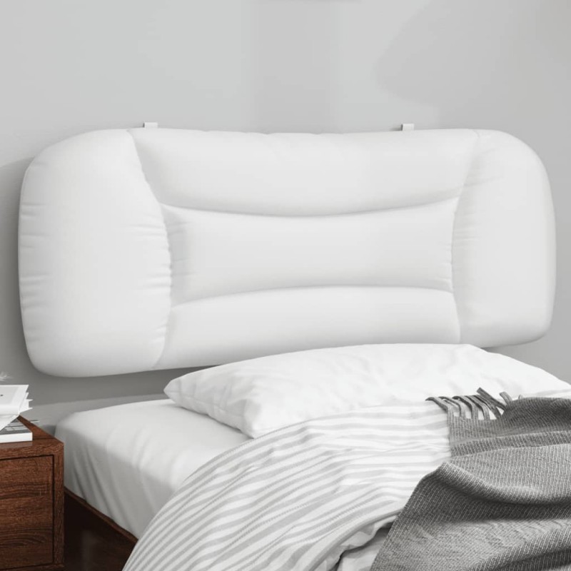 vidaXL Kopfteil-Kissen Weiß 100 cm Kunstleder vidaXL Kopfteil-Kissen Weiß 100 cm Kunstleder