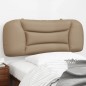 vidaXL Kopfteil-Kissen Cappuccino-Braun 100 cm Kunstleder