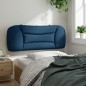 vidaXL Kopfteil-Kissen Blau 100 cm Stoff vidaXL Kopfteil-Kissen Blau 100 cm Stoff