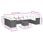 vidaXL 11-tlg. Garten-Sofagarnitur mit Kissen Beige Poly Rattan vidaXL 11-tlg. Garten-Sofagarnitur mit Kissen Beige Poly Rattan