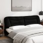vidaXL Kopfteil-Kissen Schwarz 200 cm Stoff vidaXL Kopfteil-Kissen Schwarz 200 cm Stoff