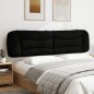 vidaXL Kopfteil-Kissen Schwarz 200 cm Stoff vidaXL Kopfteil-Kissen Schwarz 200 cm Stoff