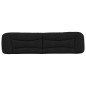 vidaXL Kopfteil-Kissen Schwarz 200 cm Stoff vidaXL Kopfteil-Kissen Schwarz 200 cm Stoff