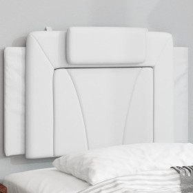 vidaXL Kopfteil-Kissen Weiß 80 cm Kunstleder