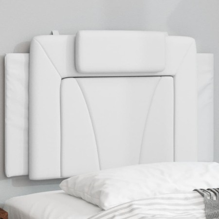 vidaXL Kopfteil-Kissen Weiß 80 cm Kunstleder
