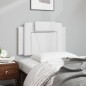 vidaXL Kopfteil-Kissen Weiß 90 cm Kunstleder