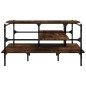 vidaXL Couchtisch Räuchereiche 100x100x48,5 cm Holzwerkstoff vidaXL Couchtisch Räuchereiche 100x100x48,5 cm Holzwerkstoff
