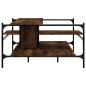 vidaXL Couchtisch Räuchereiche 100x100x48,5 cm Holzwerkstoff vidaXL Couchtisch Räuchereiche 100x100x48,5 cm Holzwerkstoff