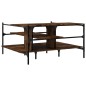 vidaXL Couchtisch Räuchereiche 100x100x48,5 cm Holzwerkstoff vidaXL Couchtisch Räuchereiche 100x100x48,5 cm Holzwerkstoff