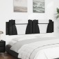 vidaXL Kopfteil-Kissen Schwarz und Weiß 200 cm Kunstleder vidaXL Kopfteil-Kissen Schwarz und Weiß 200 cm Kunstleder