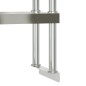 vidaXL Küchen-Arbeitstisch mit Aufsatzboard 110x55x150 cm Edelstahl vidaXL Küchen-Arbeitstisch mit Aufsatzboard 110x55x150 cm Edelstahl