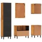 vidaXL 5-tlg. Badmöbel-Set Massivholz Akazie vidaXL 5-tlg. Badmöbel-Set Massivholz Akazie